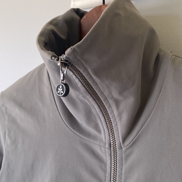 Roots grey full zip athletic jacket sweater - Picture 4 of 10